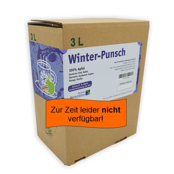 Apfel-Winterpunsch – 3,0 Liter Bag in Box